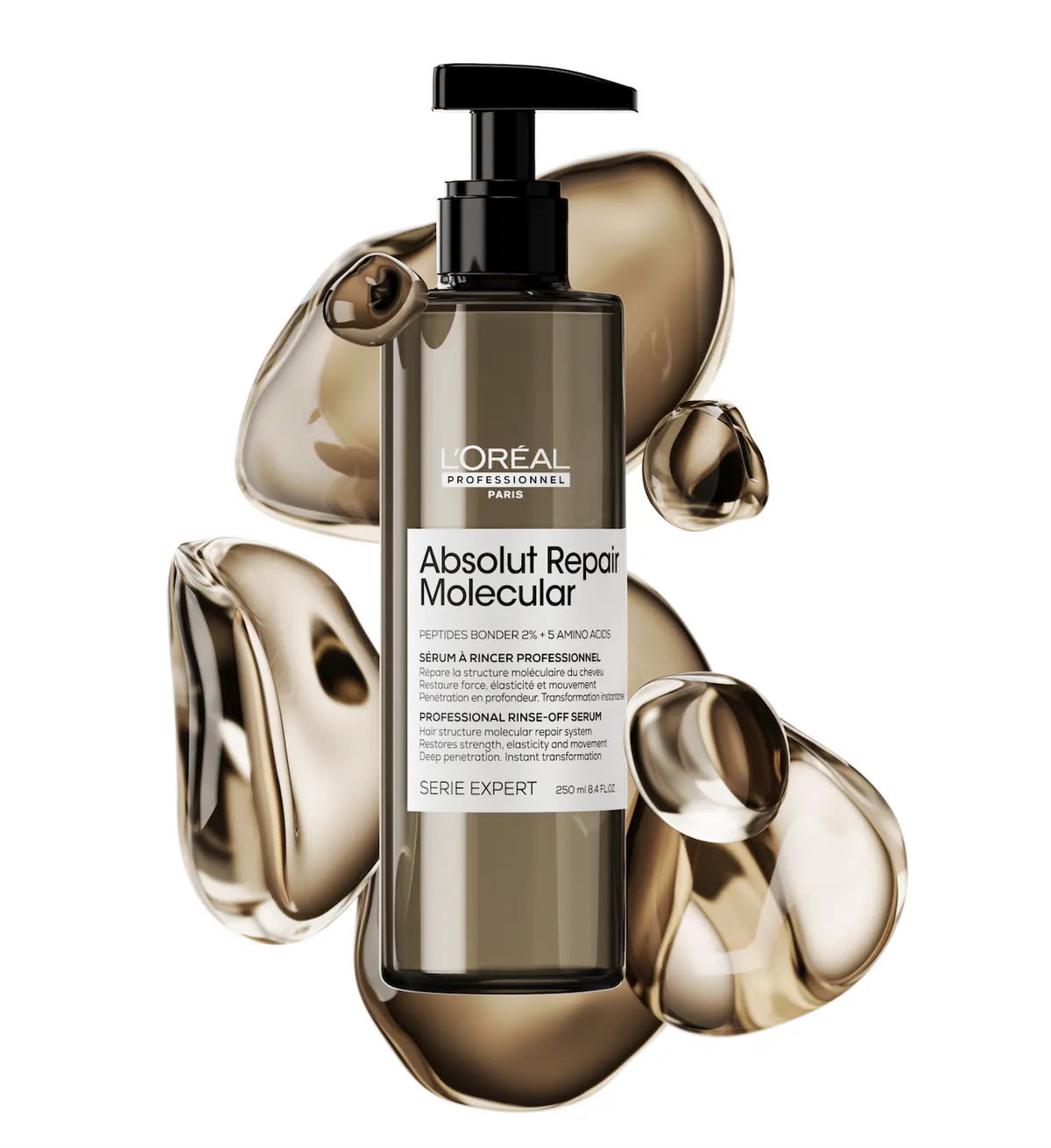 L'Oréal Professionnel Absolut Repair Molecular Liquid Rinse Off Serum 250ml, view 3
