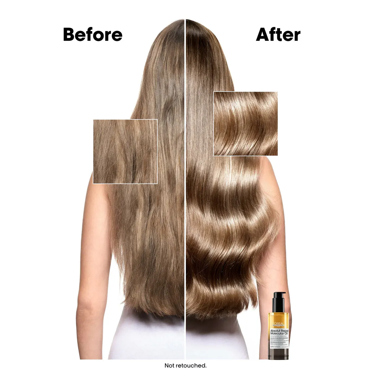 L'Oréal Professionnel Absolut Repair Molecular Professional Bi-Phase Oil 90ml, view 2