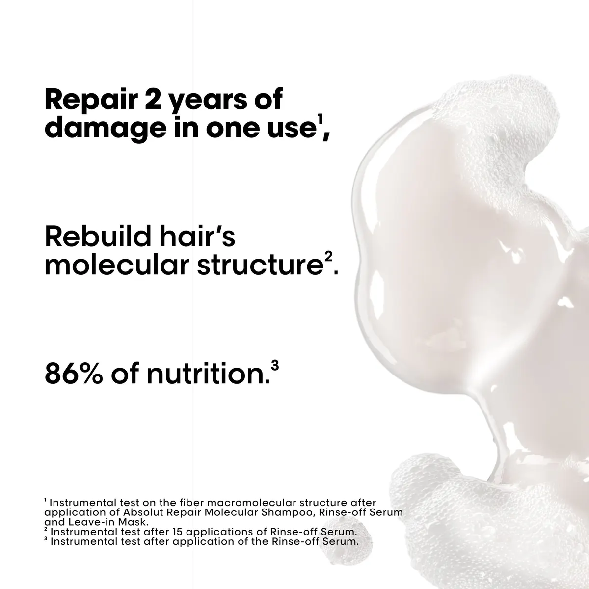 L'Oreal Professionnel Absolut Repair Molecular Shampoo 500ml, view 4