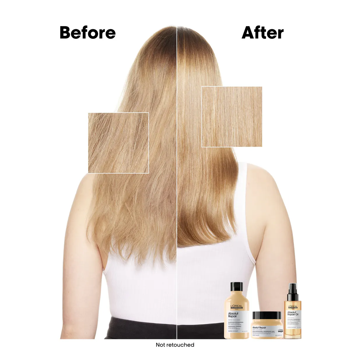 L'Oreal Professionnel Absolut Repair Shampoo 500ml Refill Pouch, view 3