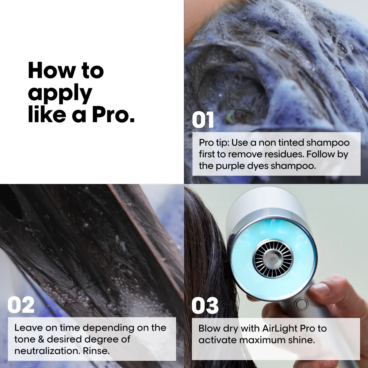 L'Oreal Professionnel Color Spectrum Purple Shampoo and Conditioner Duo Bundle, view 5