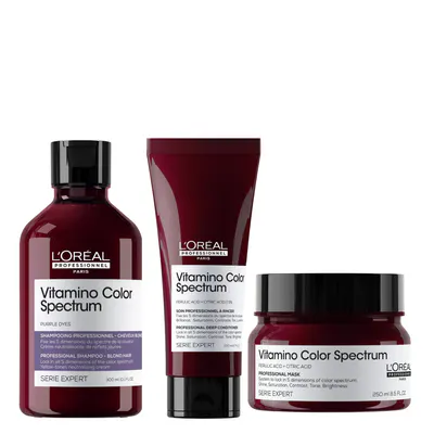 L'Oreal Professionnel Color Spectrum Purple Trio Bundle