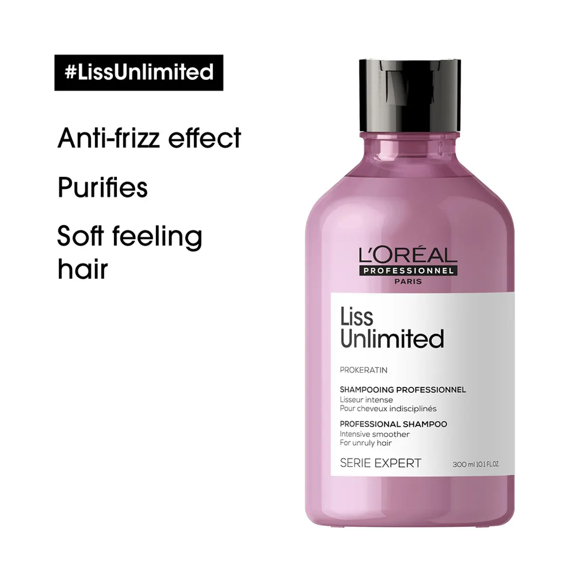 L'Oréal Professionnel Liss Unlimited Shampoo 300ml, view 6