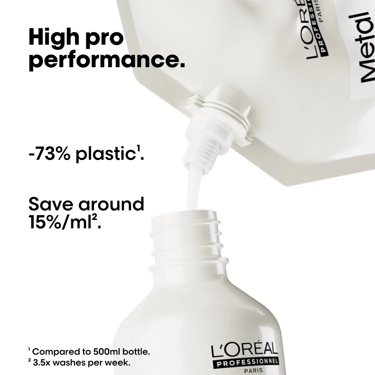 L'Oreal Professionnel Metal Detox Shampoo Refill Pouch 500ml, view 3