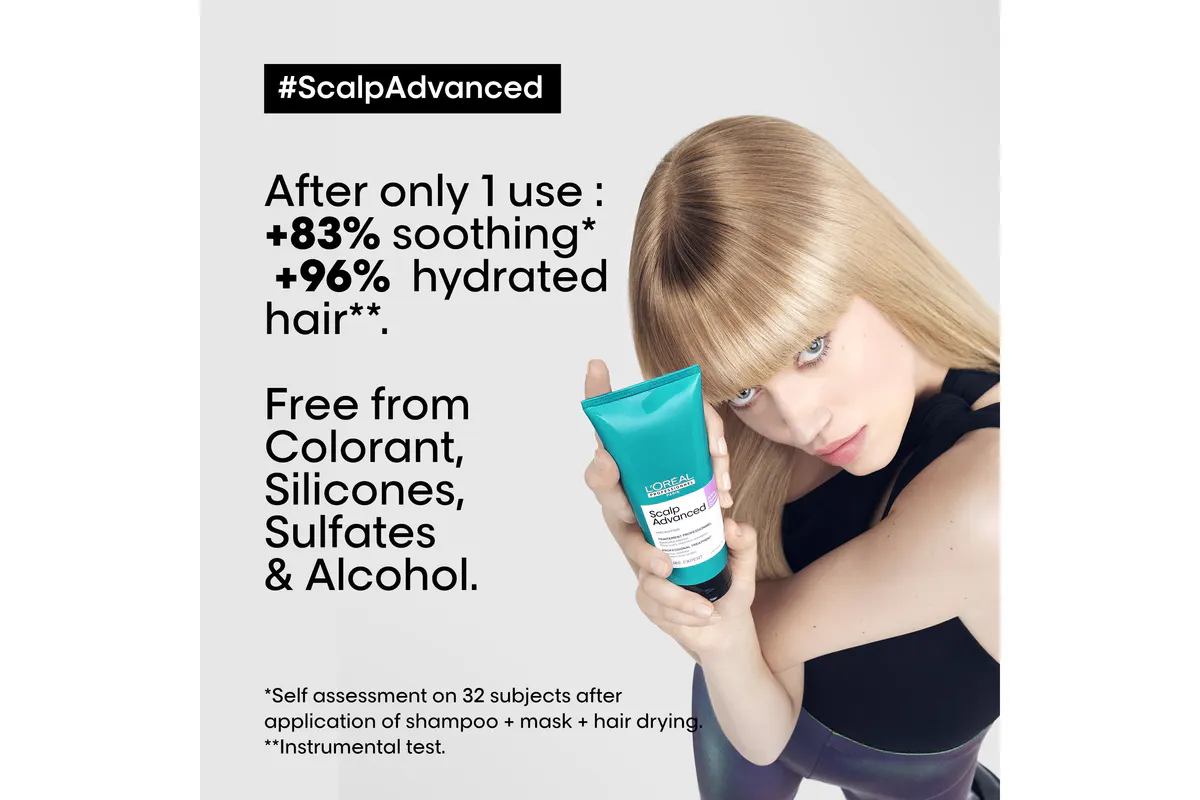 L'Oréal Professionnel Scalp Advanced Anti-Discomfort Treatment 200ml, view 4