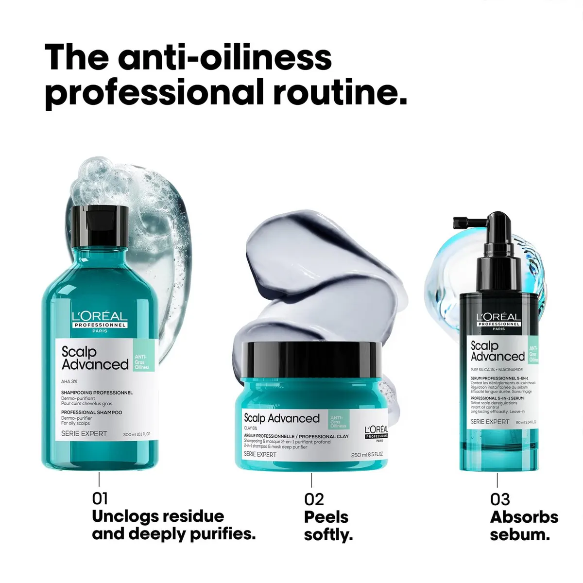 L'Oréal Professionnel Scalp Advanced Anti-Oily Spray 90ml, view 6