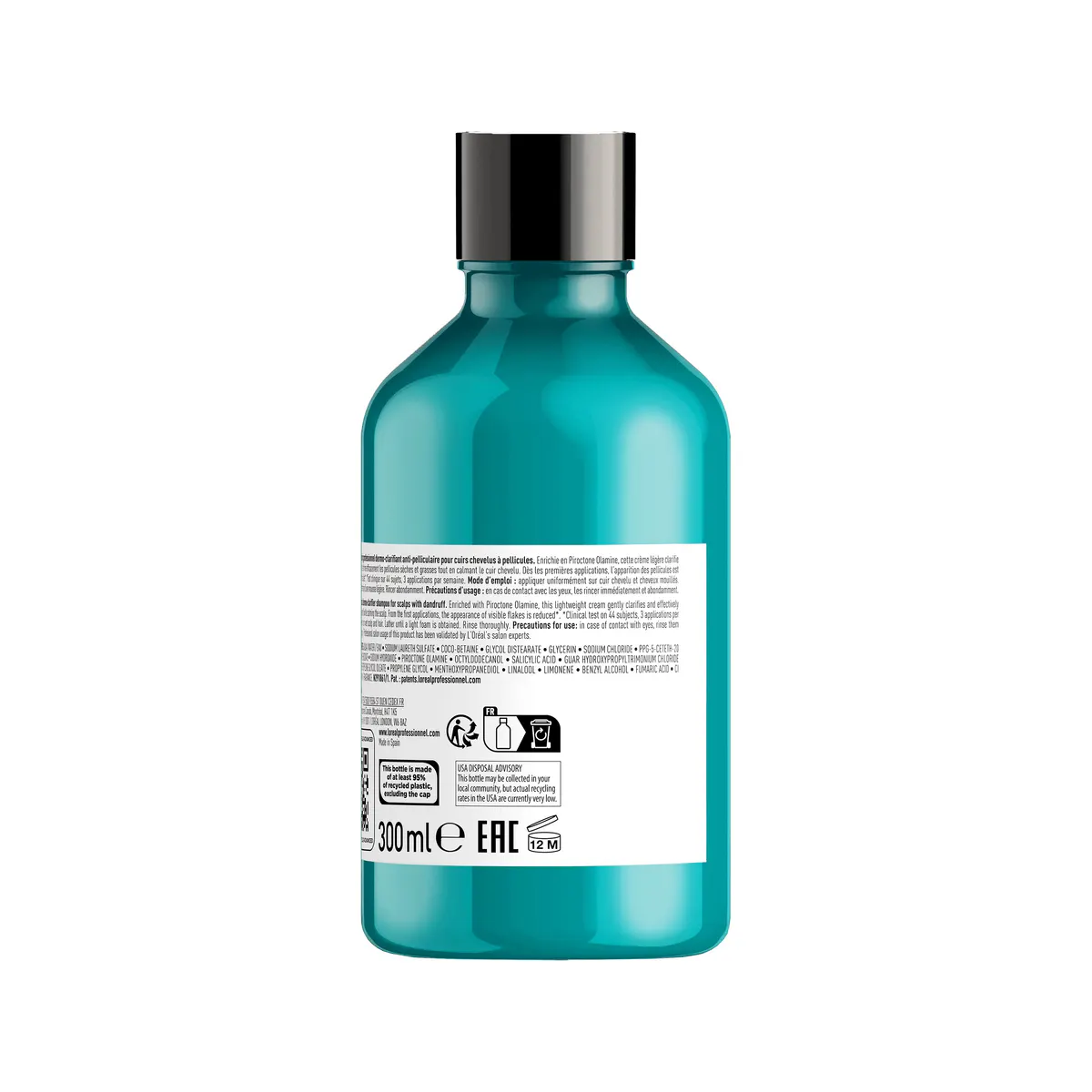 L'Oréal Professionnel Scalp Advanced Dandruff Shampoo 300ml, view 7