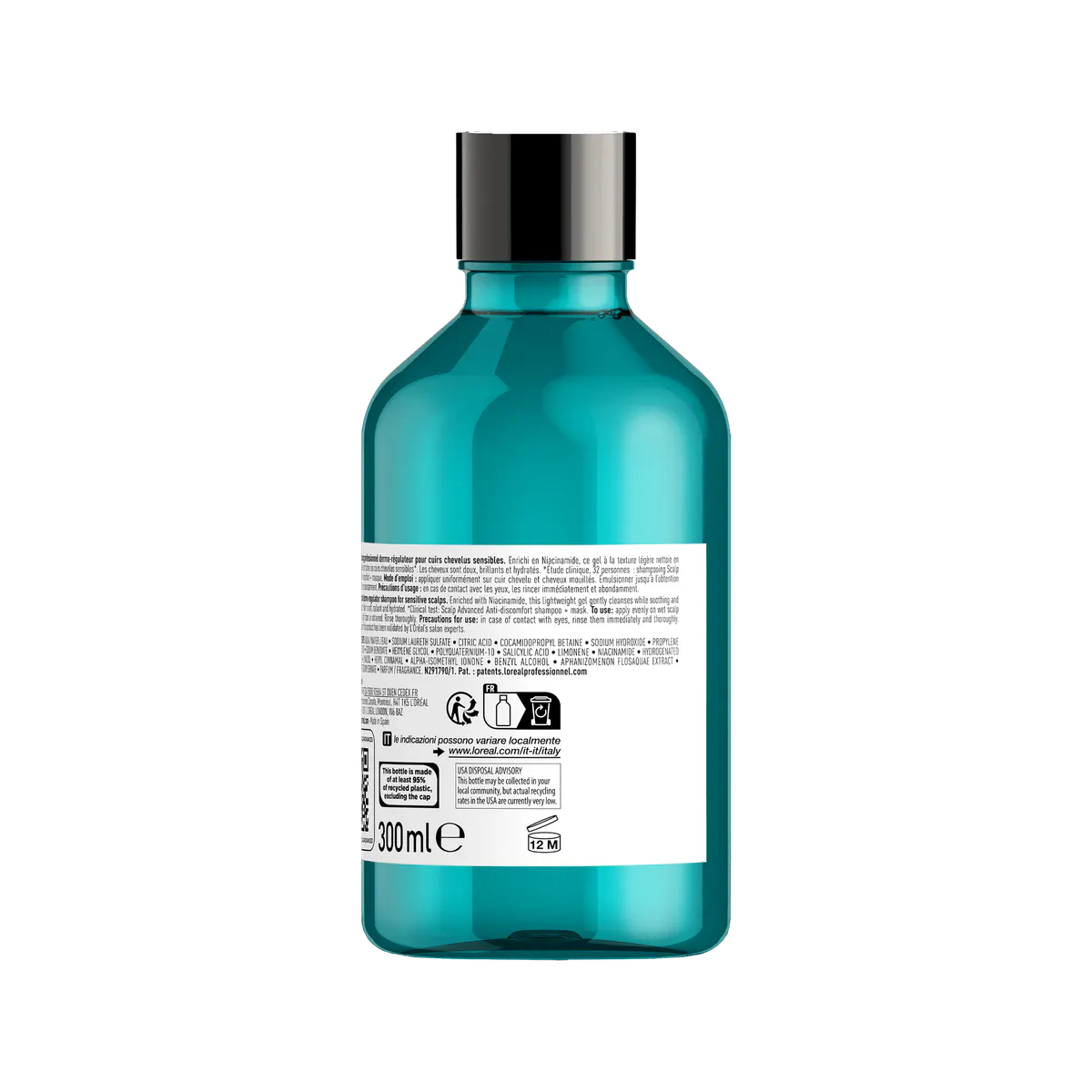 L'Oréal Professionnel Scalp Advanced Discomfort Shampoo 300ml, view 7