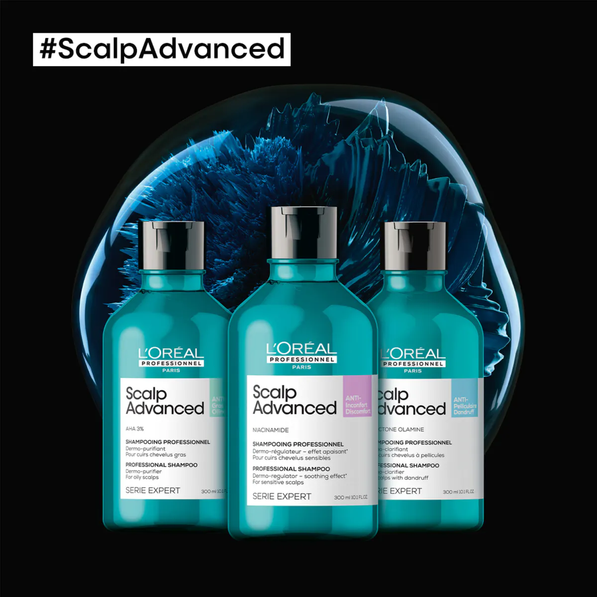 L'Oréal Professionnel Scalp Advanced Oiliness Shampoo 300ml, view 7