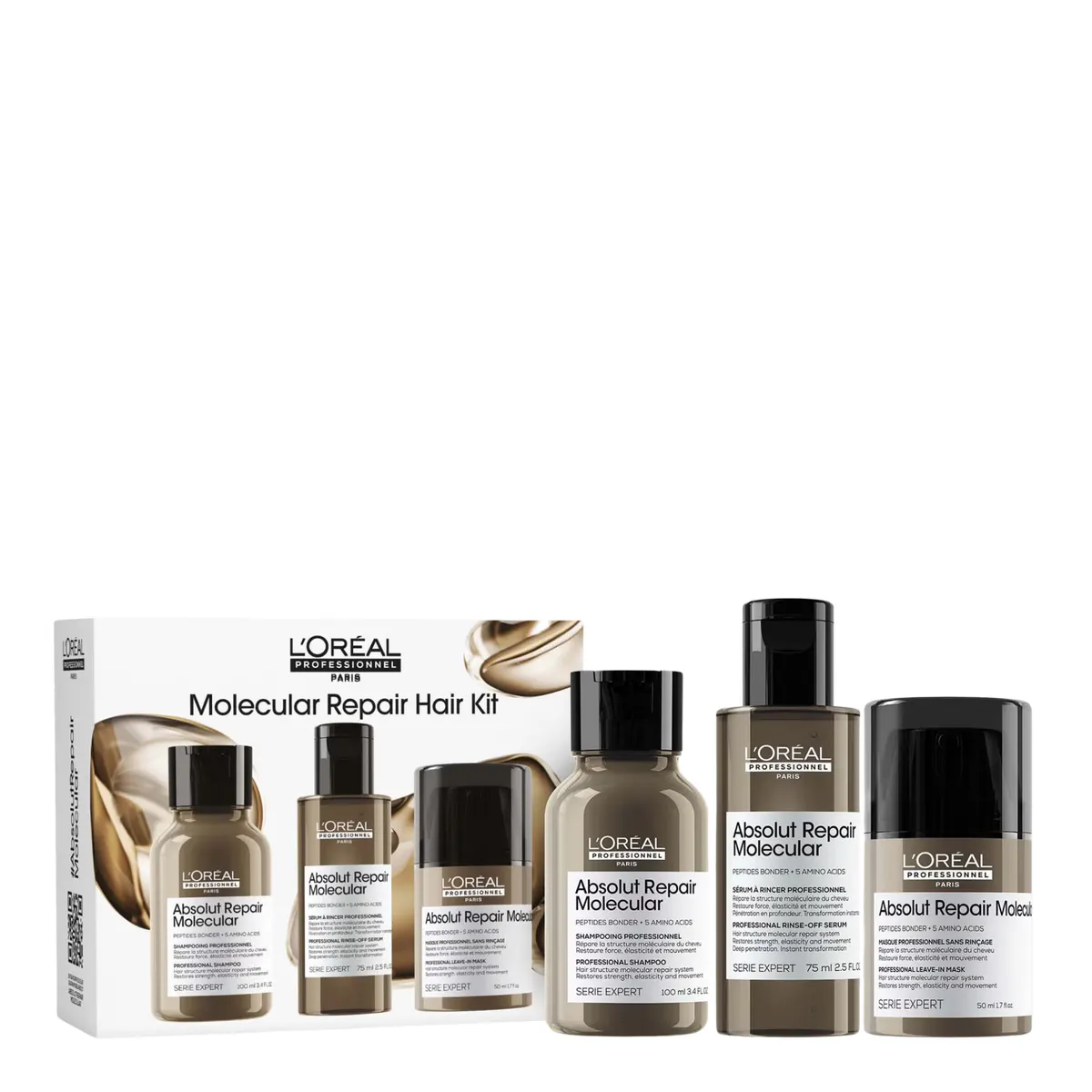 L'Oréal Professionnel Serie Expert AbsRep Molecul Mini Trio Pack