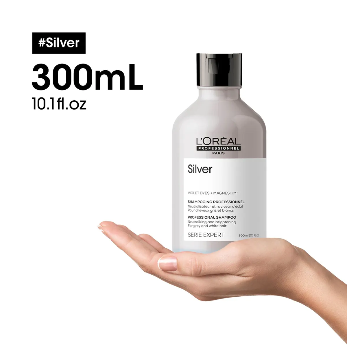 L'Oréal Professionnel Silver Shampoo 300ml, view 3