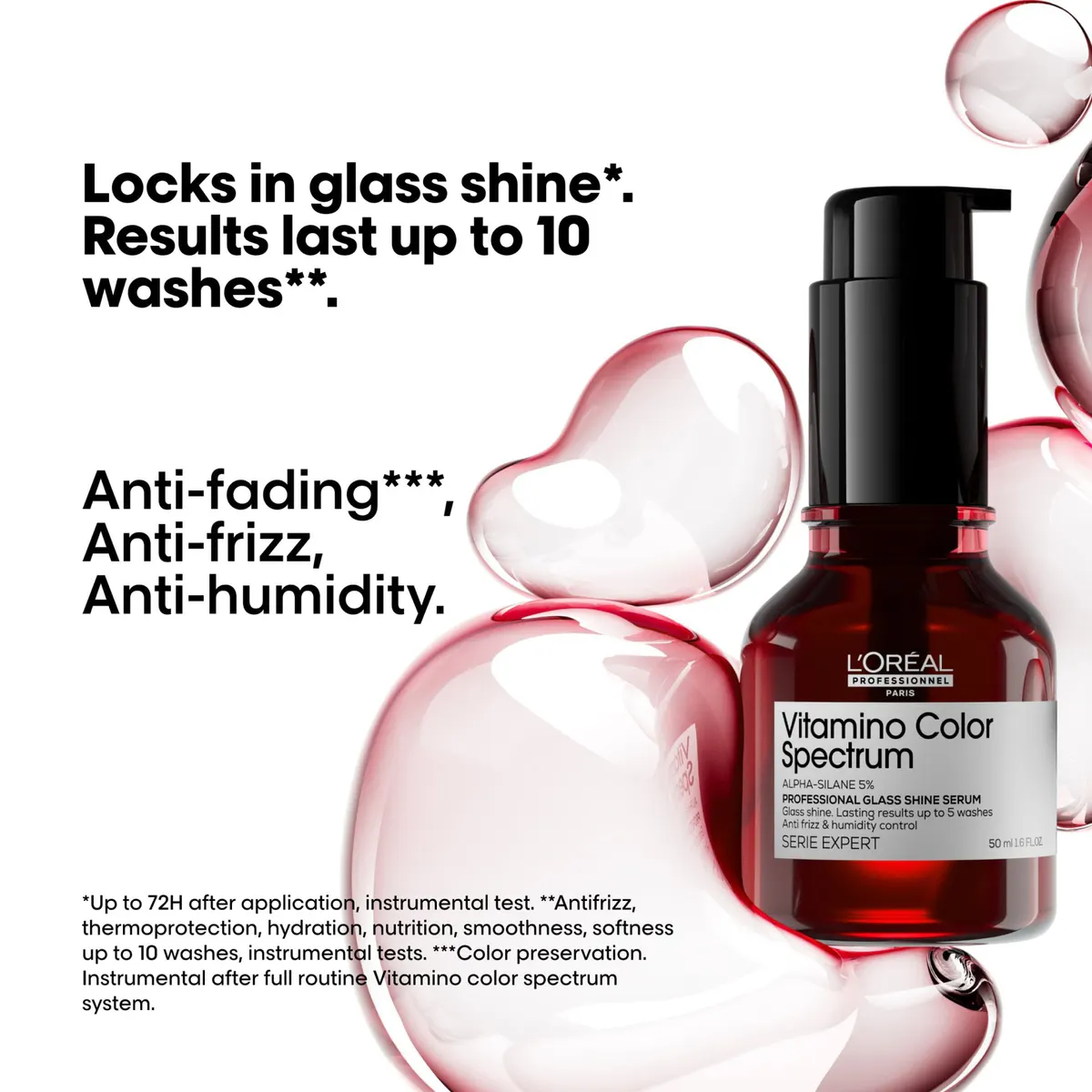 L'Oréal Professionnel Vitamino Color Spectrum Glass Shine Serum 50ml, view 2