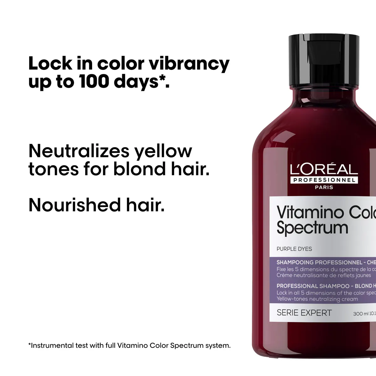 L'Oréal Professionnel Vitamino Color Spectrum Purple Shampoo 300ml, view 2