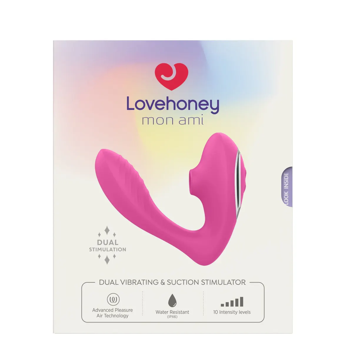 Lovehoney mon ami G-Spot and Clitoral Suction Stimulator, view 2