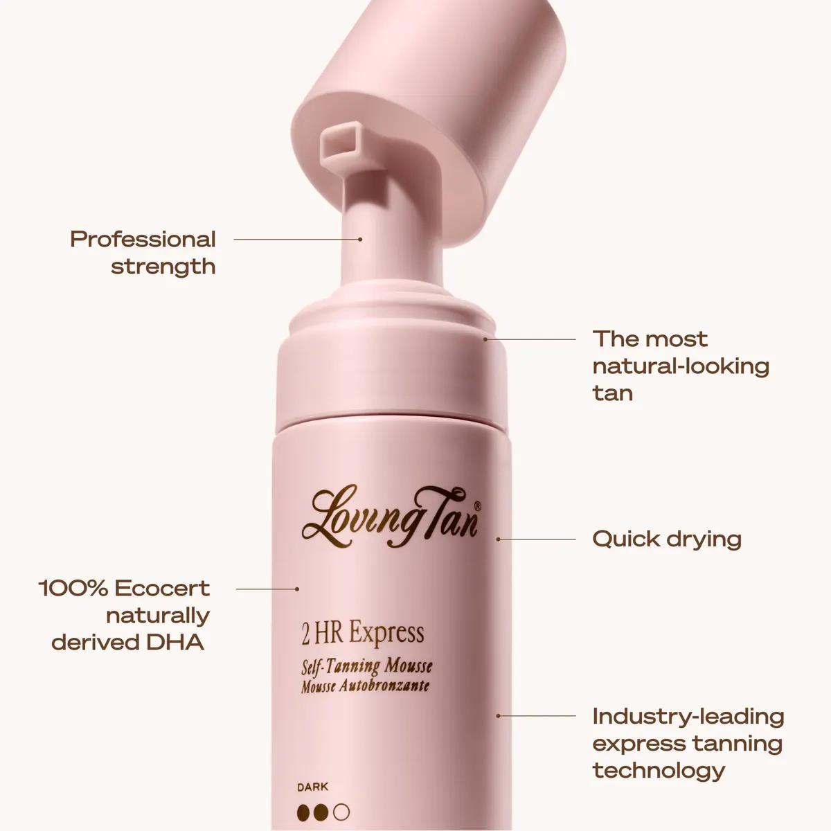 Loving Tan 2 Hour Express Self Tanning Mousse 200ml, view 7