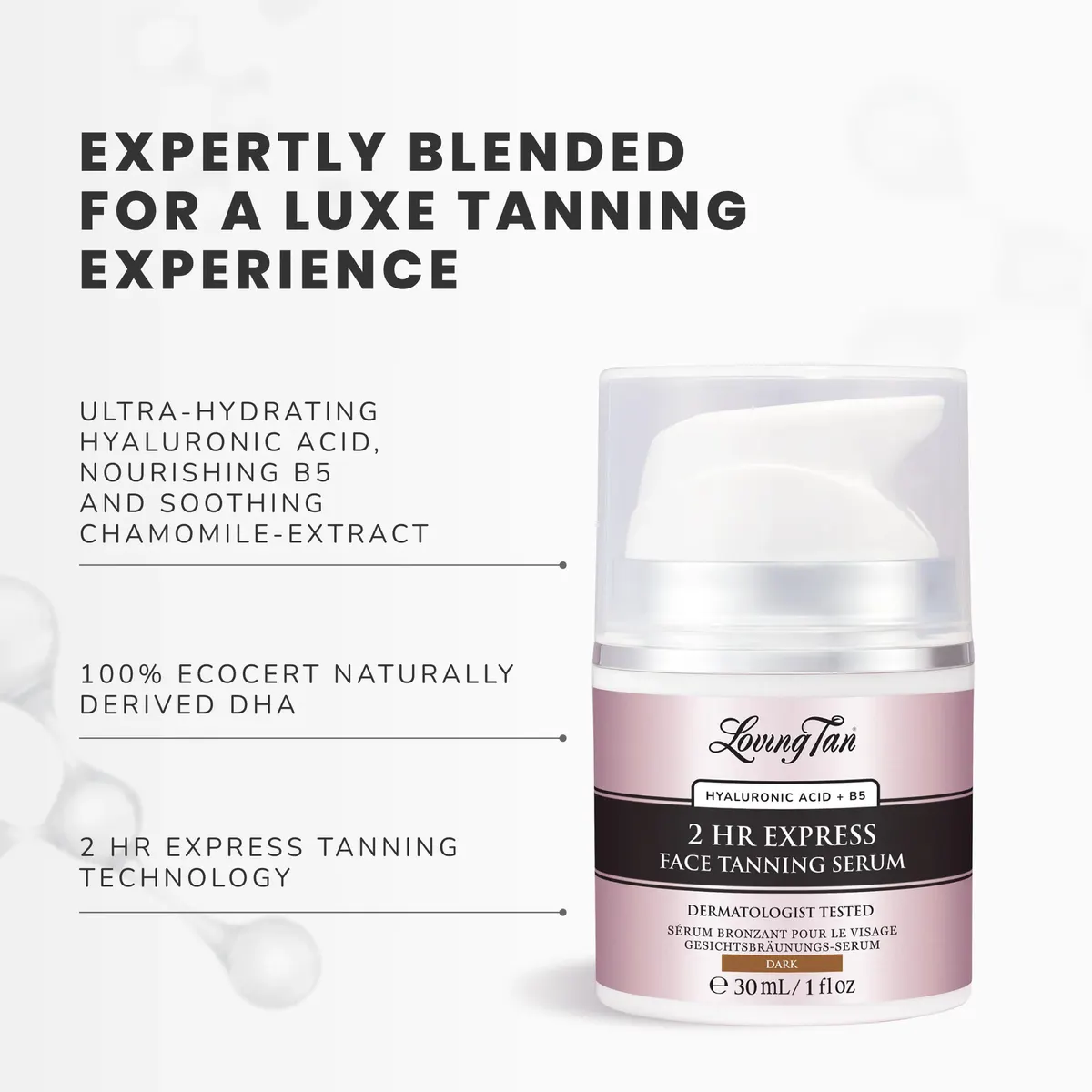 Loving Tan 2 Hour Face Tanning Serum 30ml - Dark, view 6