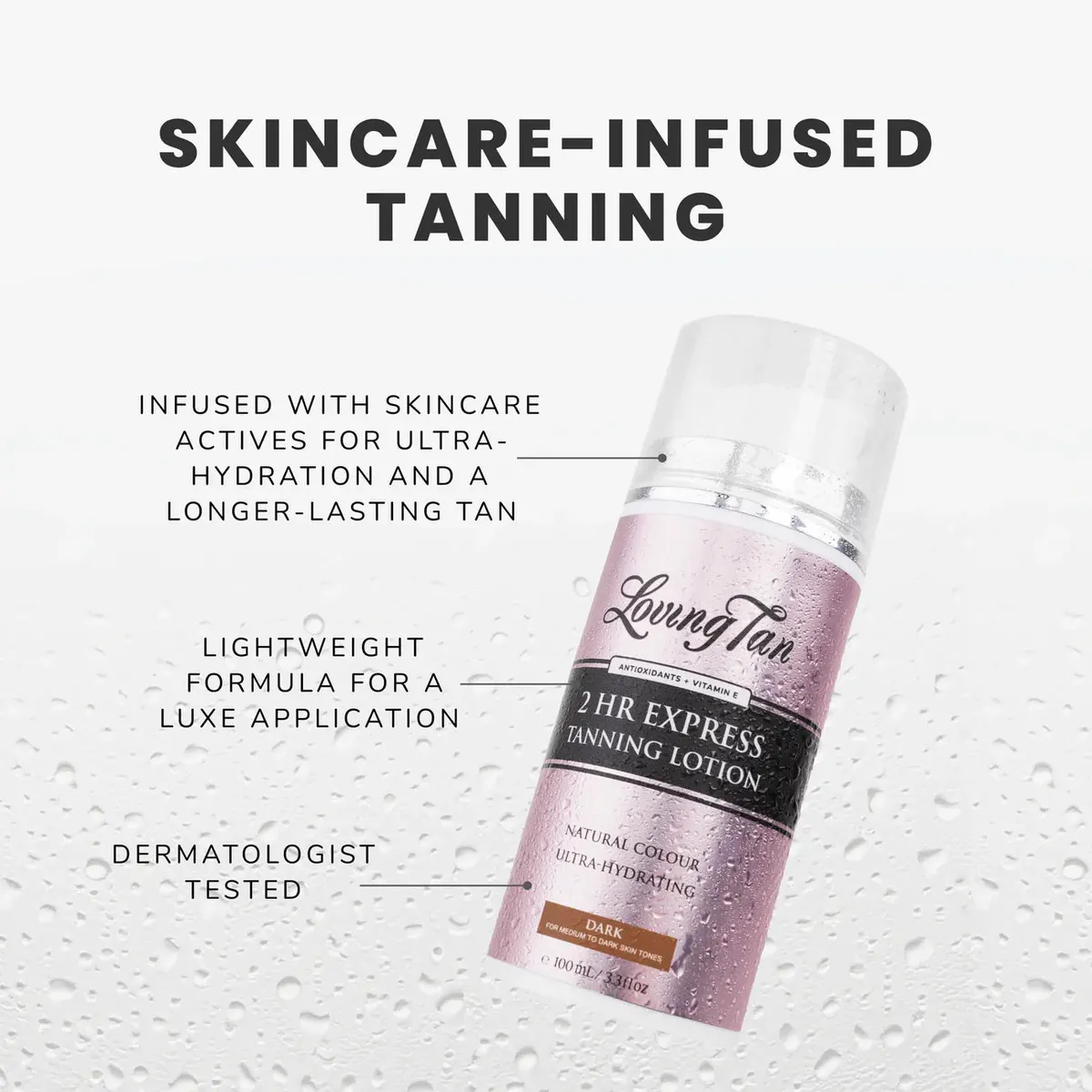 Loving Tan 2 Hour Tanning Lotion 100ml - Dark, view 4