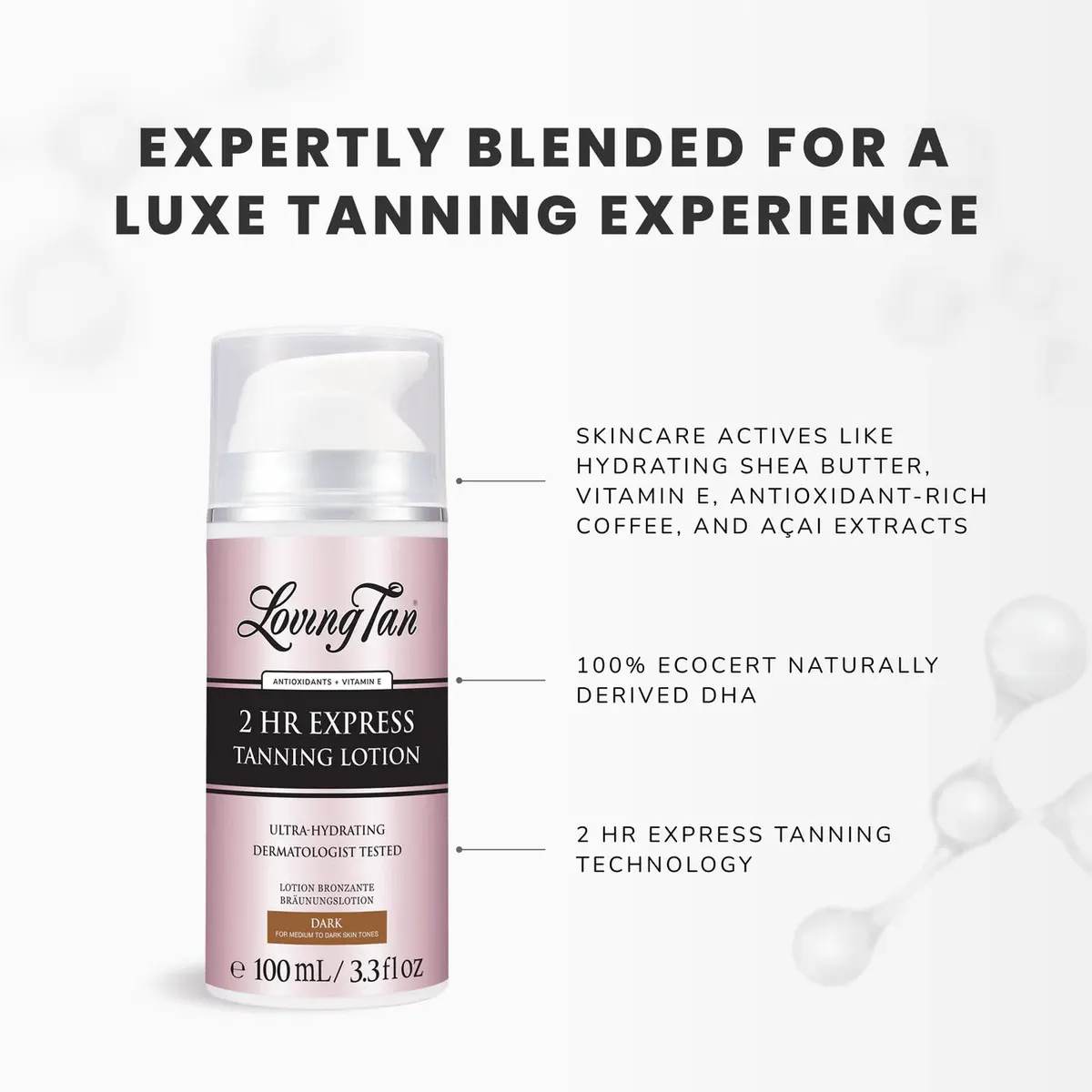 Loving Tan 2 Hour Tanning Lotion 100ml - Dark, view 7