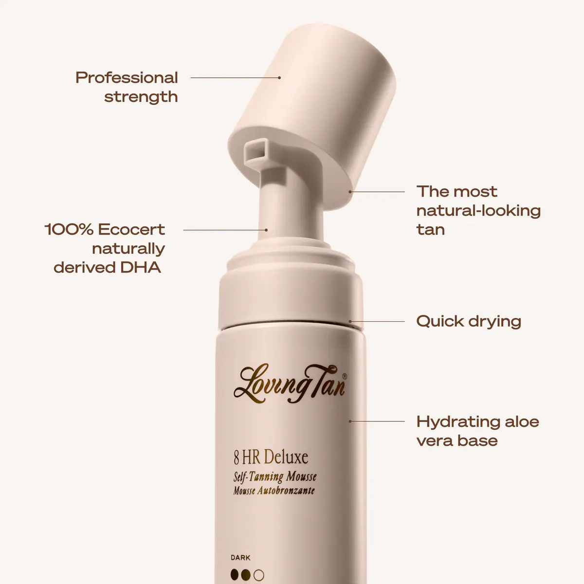 Loving Tan Deluxe Bronzing Self Tanning Mousse 120ml, view 14