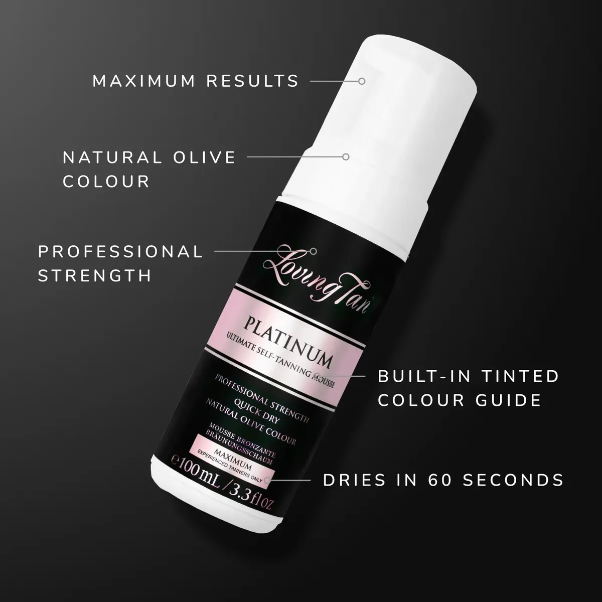 Loving Tan Platinum Mousse 100ml, view 7
