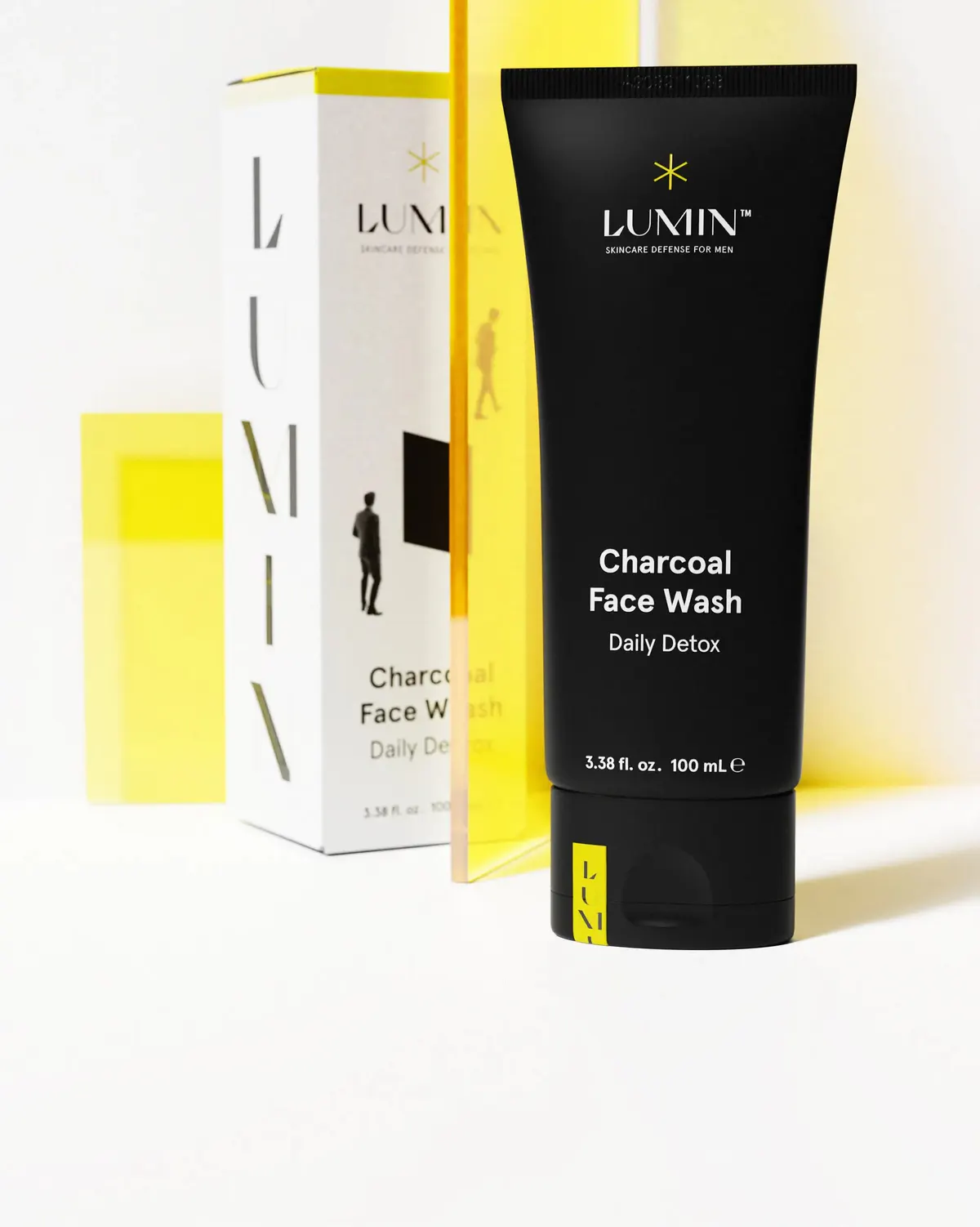 Lumin Charcoal Face Wash Daily Detox 100ml Trio Bundle, view 3