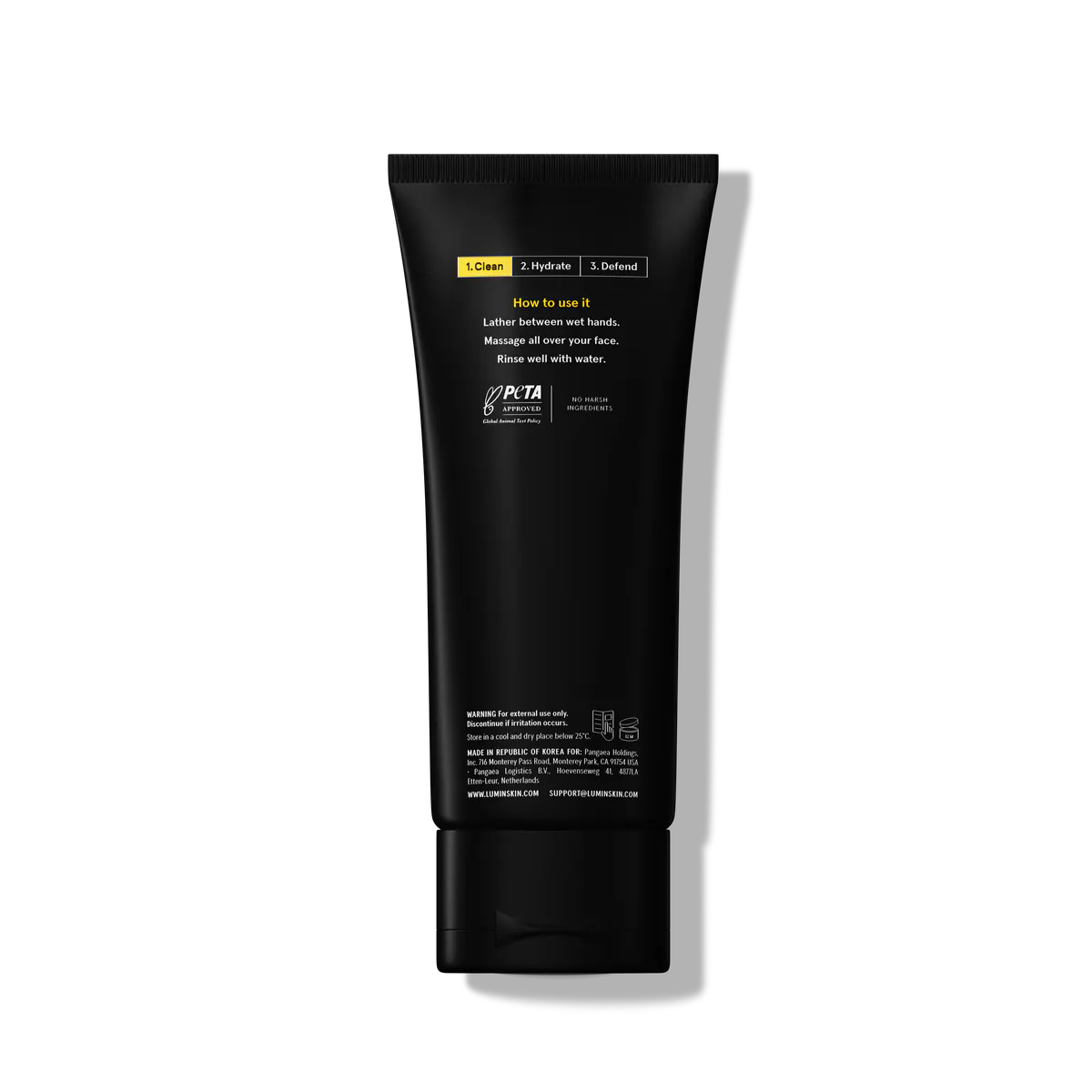 Lumin Charcoal Face Wash Daily Detox 100ml, view 7