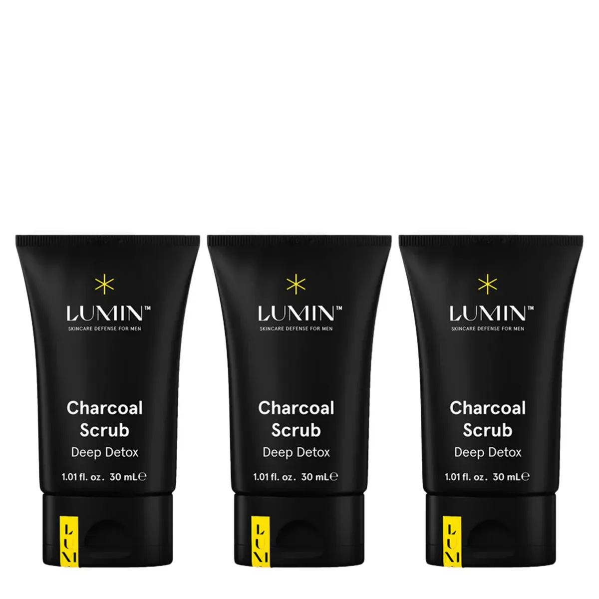 Lumin Charcoal Scrub Trio Bundle