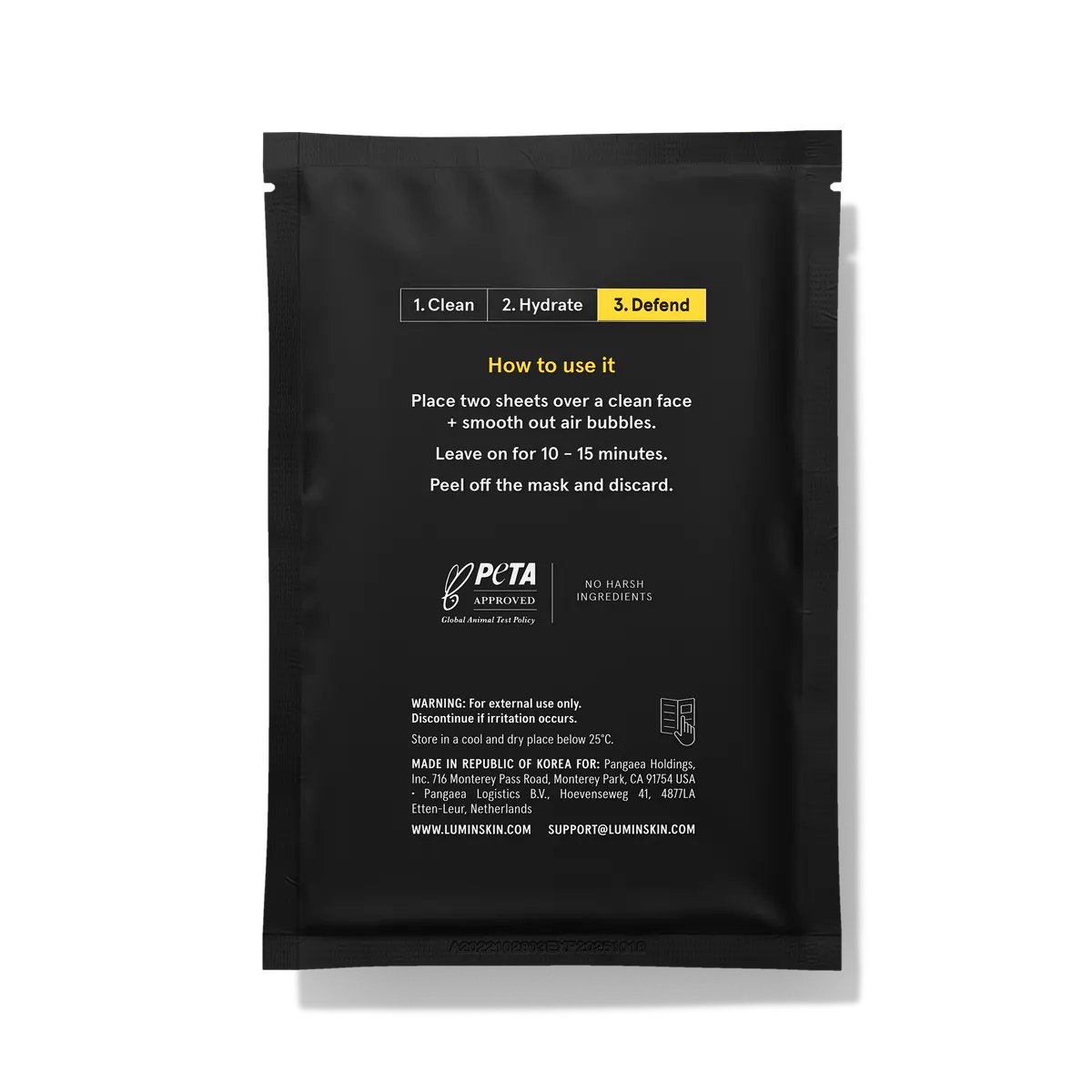 Lumin Weekly Reboot Face Mask Beard Friendly (10 Pack), view 10