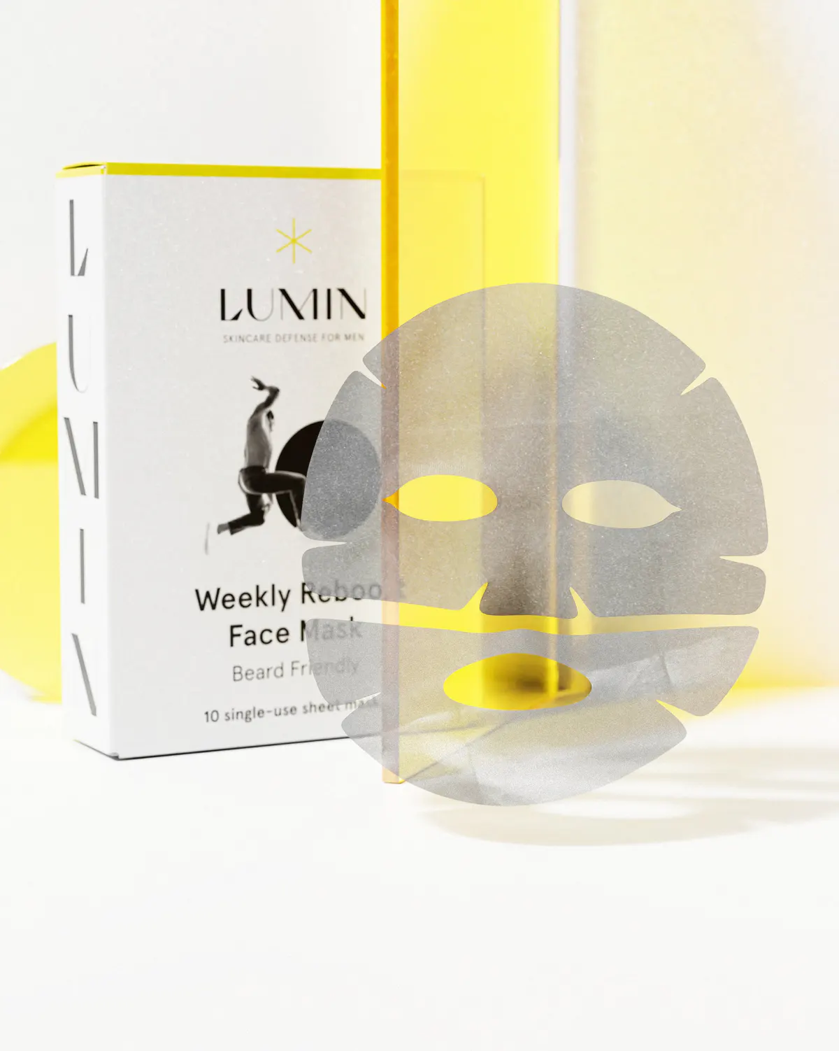 Lumin Weekly Reboot Face Mask Beard Friendly (10 Pack), view 11