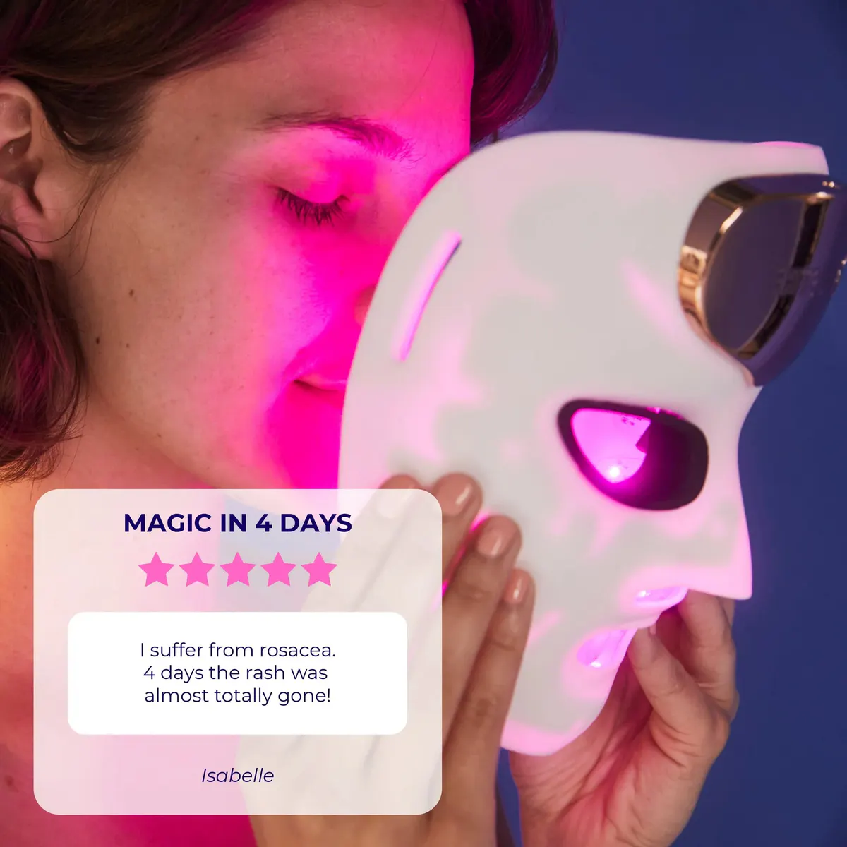 Lustre ClearSkin Renew Pro Beauty LED Mask, view 6