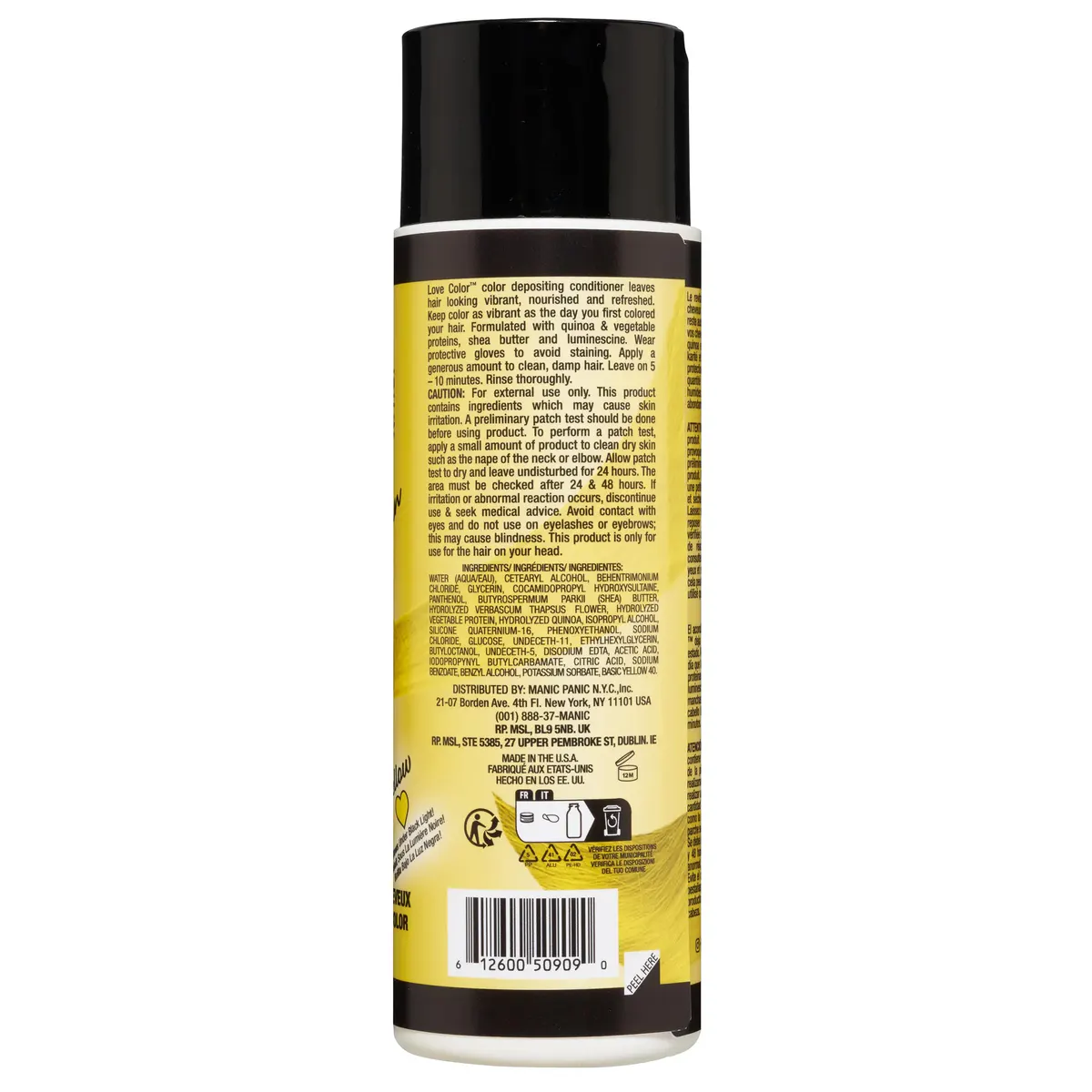 Manic Panic Yellow Heart Love Colour 236ml, view 3