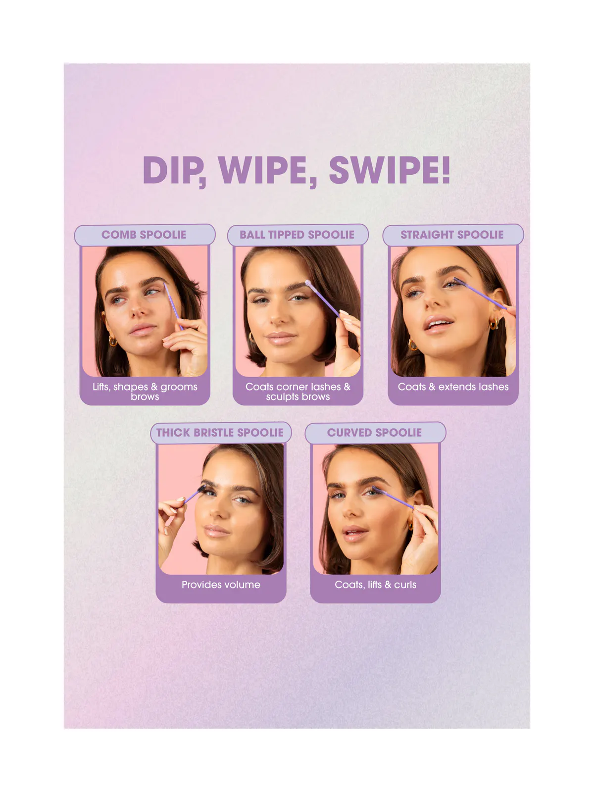 Manicare Brow & Lash Spoolie Set 5pc, view 2
