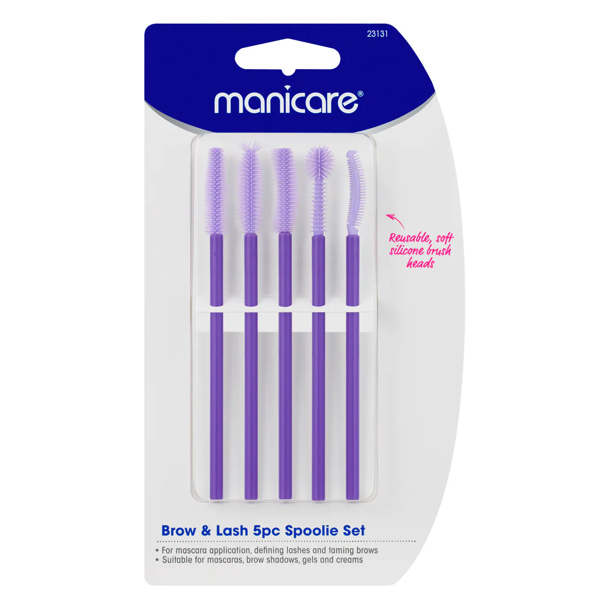 Manicare Brow & Lash Spoolie Set 5pc, view 3