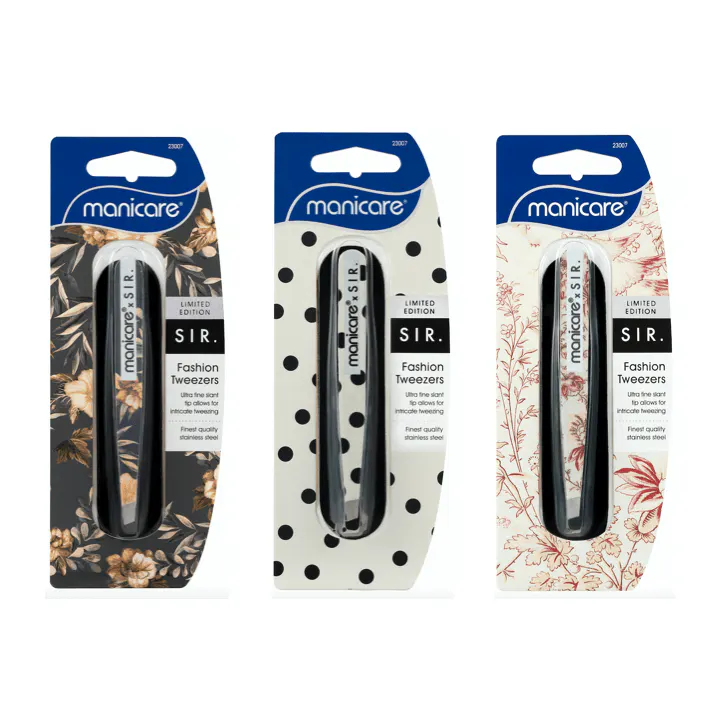 Manicare X SIR Fashion Collaboration Fashion Tweezers Slant Tips