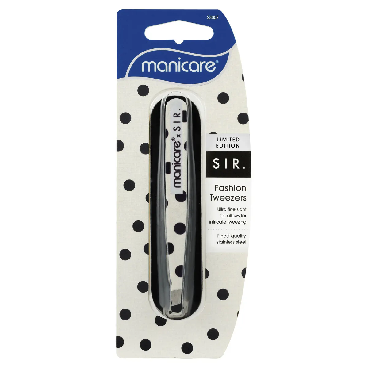 Manicare X SIR Fashion Collaboration Fashion Tweezers Slant Tips, view 3