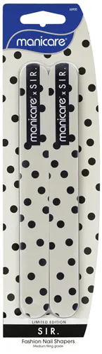 Manicare X SIR Nail Shapers Fashion Medium 180mm 2pk, view 3