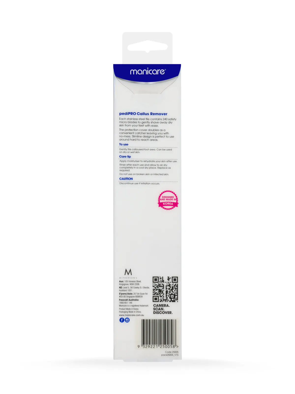 Manicare PediPro Callus Remover 1pk, view 8