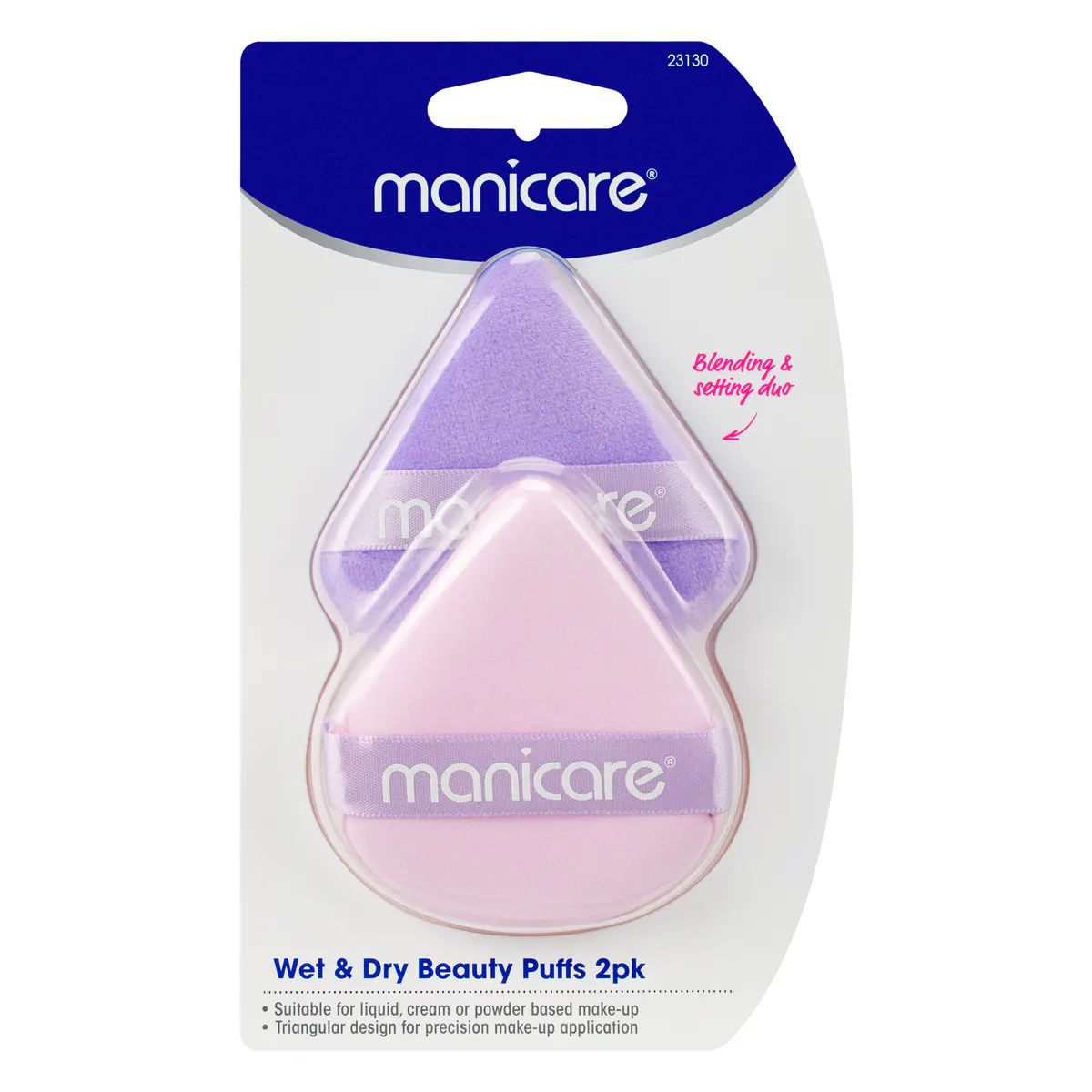 Manicare Wet & Dry Beauty Puffs 2pk, view 3