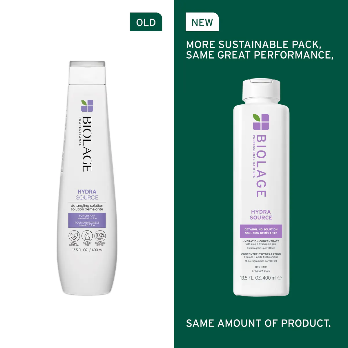 Biolage Hydrasource Detangling Solution 400ml, view 6