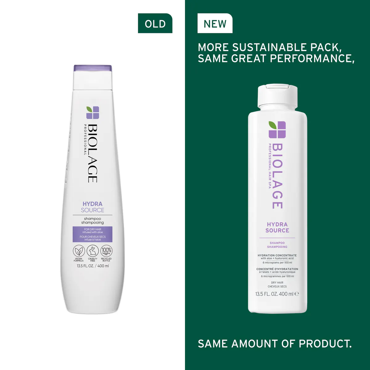 Biolage Hydrasource Shampoo 400ml, view 8