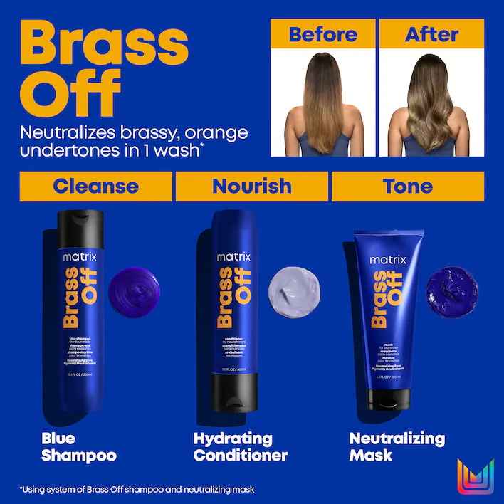 Matrix Brass Off Pigmented Conditioner 300ml, view 5