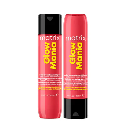Matrix Glow Mania Color Protecting Shampoo and Conditioner Duo Bundle