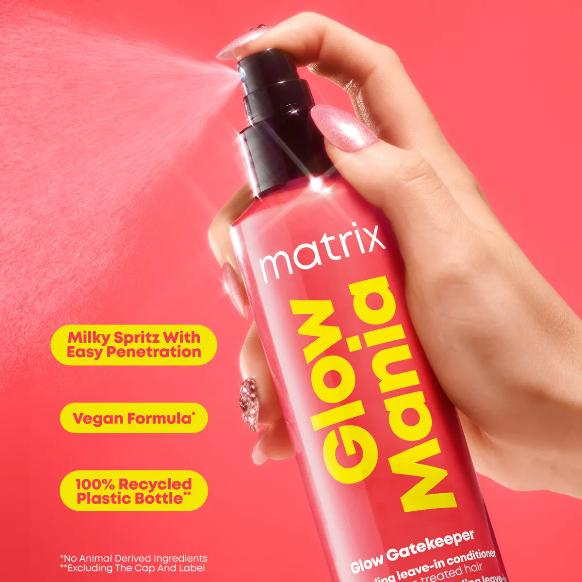 Matrix Glow Mania Glow Sealing Leave-In Conditoner 250ml, view 4