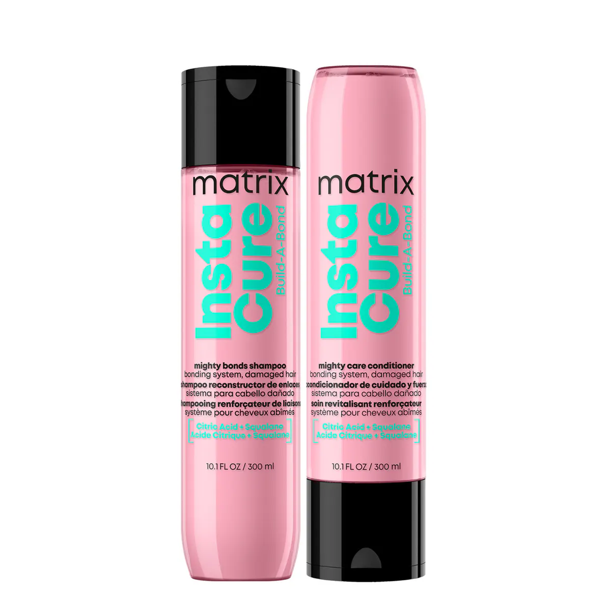Matrix Instacure Build-A-Bond Mighty Bonds Shampoo and Conditioner Bundle