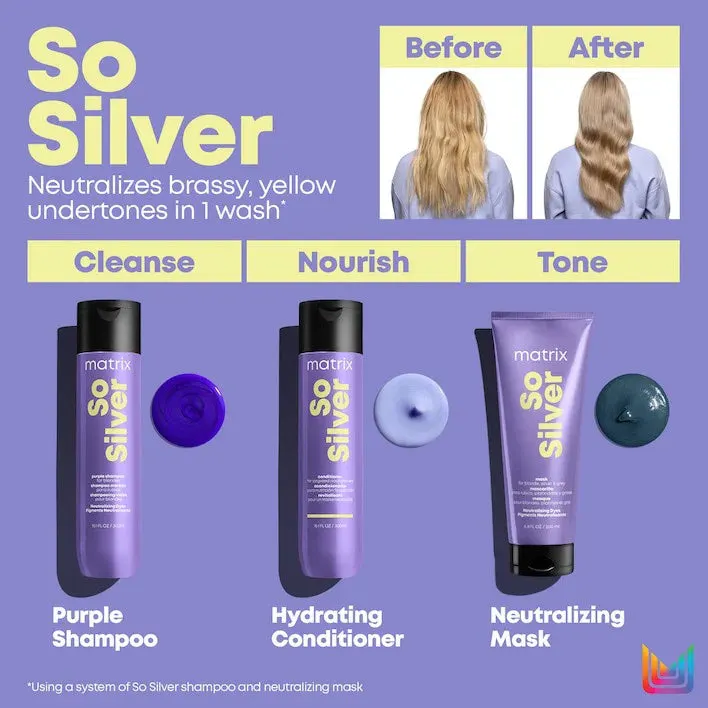 Matrix Total Results Color Obsessed So Silver Neutralizing Shampoo 1000ml, view 5