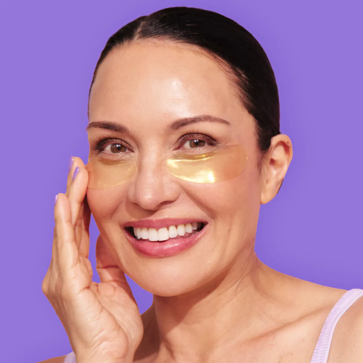 MCoBeauty Age Resist Active Gold Hydrogel Night Repair Eye Masks - 5 Pairs / 10 Patches, view 2