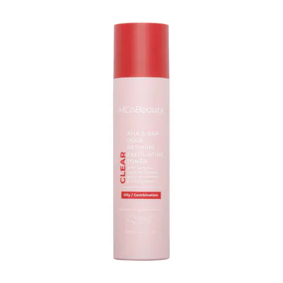 McoBeauty AHA & BHA Pore Refining Exfoliating Toner 125ml