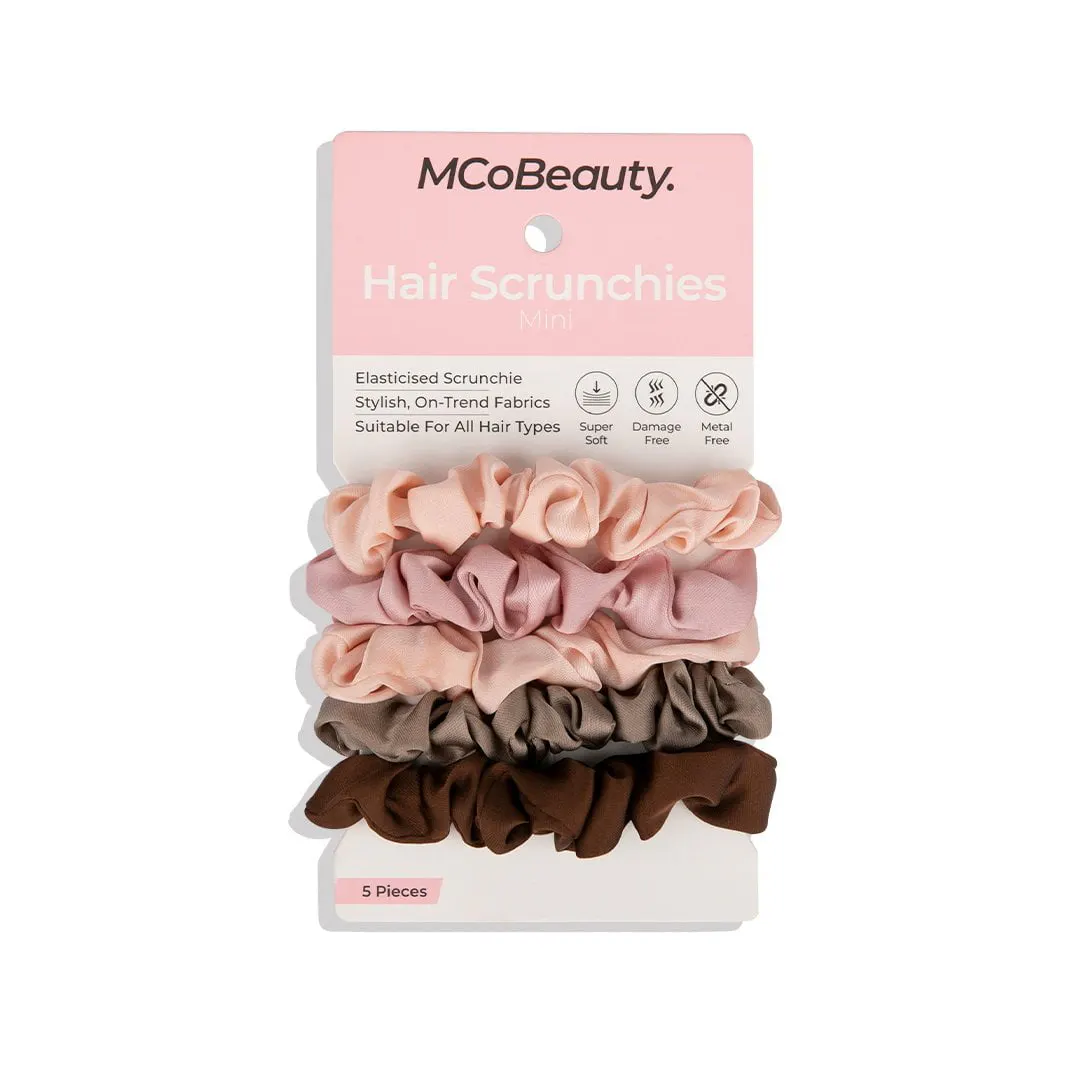 MCoBeauty Assorted Hair Scrunchies Mini 5 Pack*, view 4