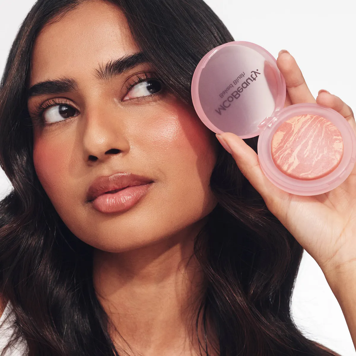 MCoBeauty Baked Blush - Peachy Pink, view 4