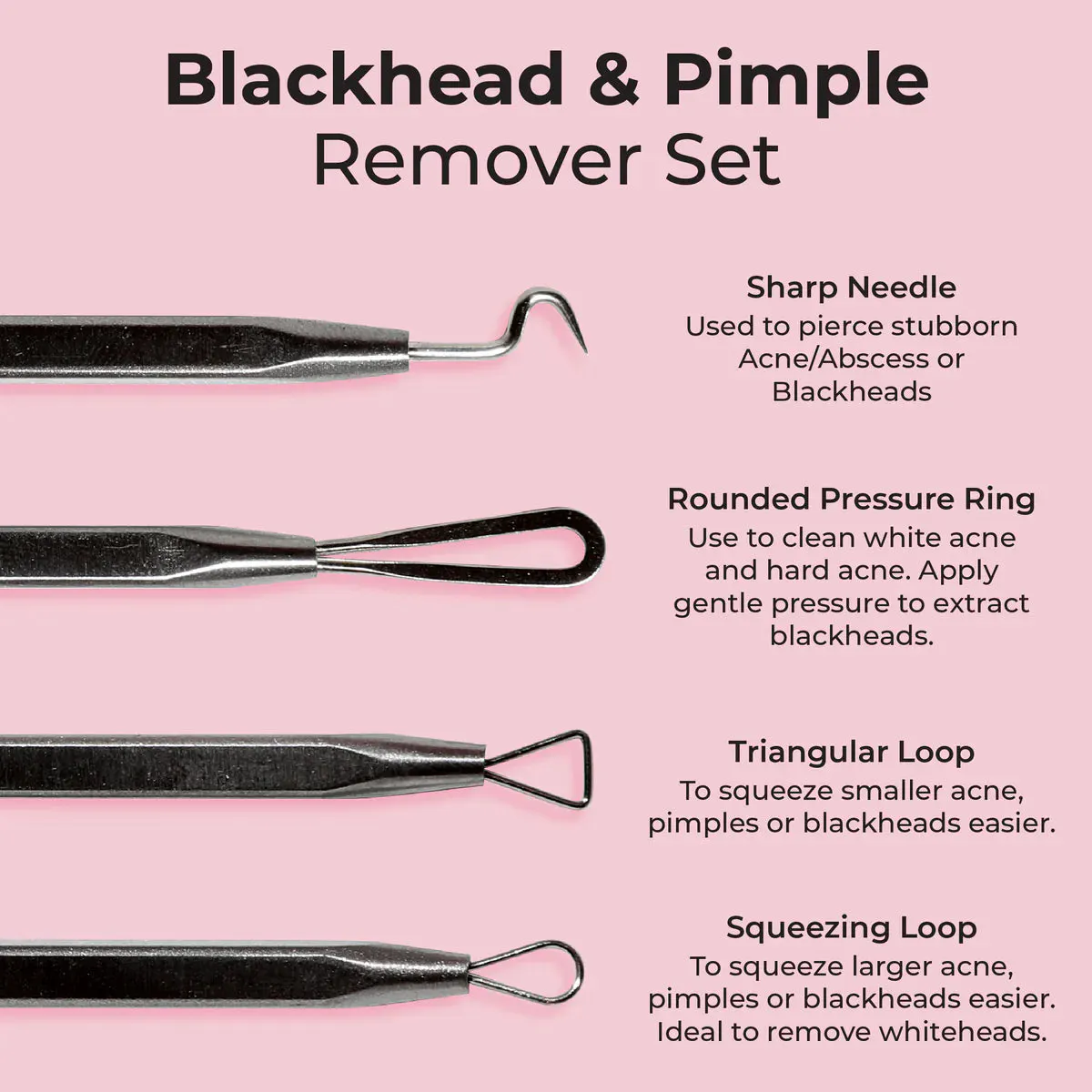 MCoBeauty Blackhead and Pimple Remover Set, view 2